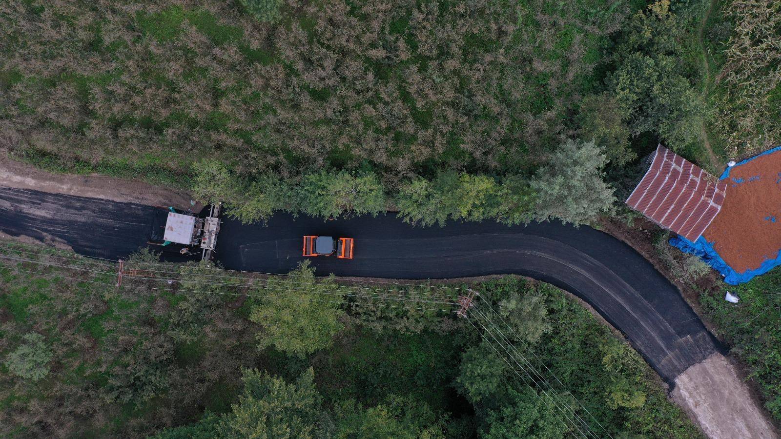 ORDU İLE TOKAT’I BİRBİRİNE BAĞLAYAN GÜZERGAH ASFALTLANIYOR